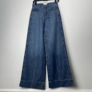 Madewell SUPERWIDE LEG WIDE LEG JEANS FOR WOMEN Size 25